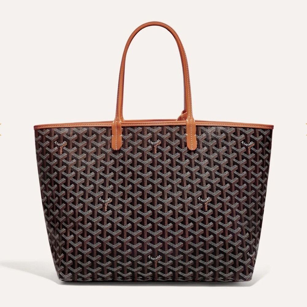 NWT Goyard Saint Louis PM Tote - Black & Tan - Picture 2 of 4